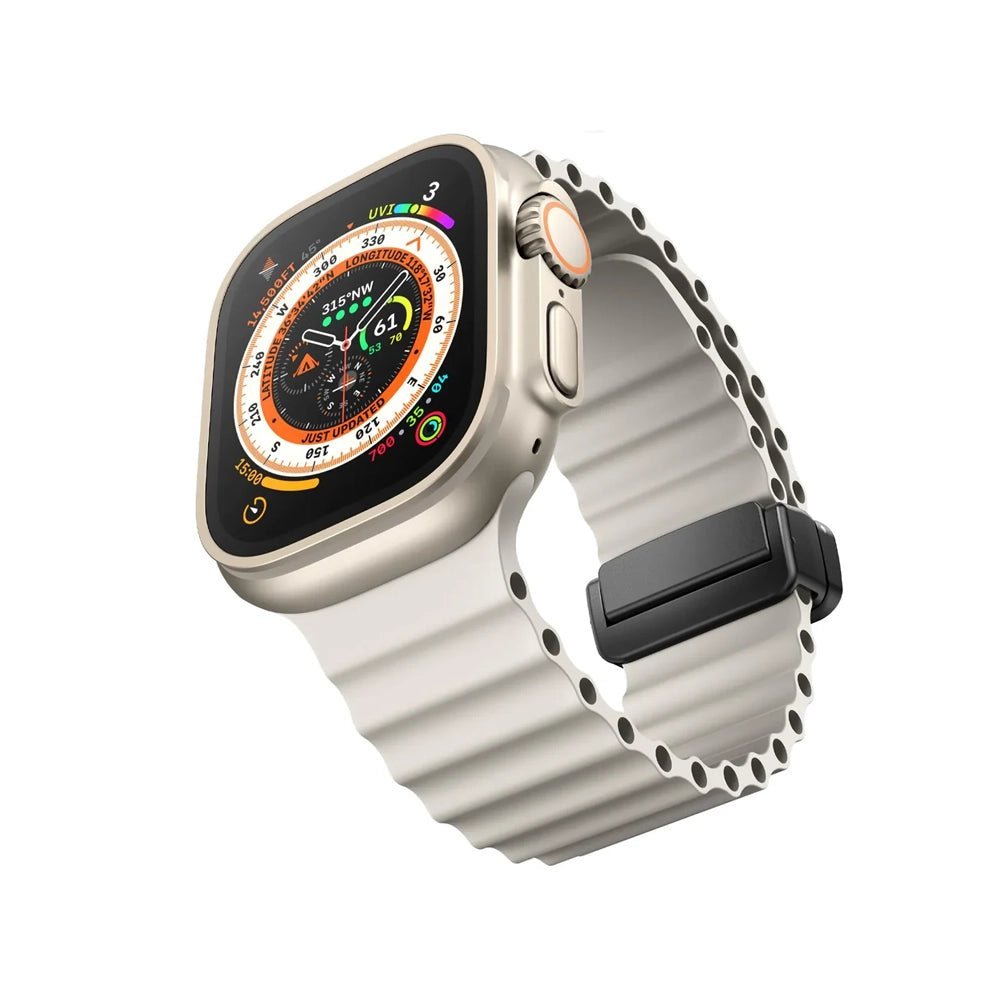 Magnetic Silicone Band for Apple Watch - MoodPeach