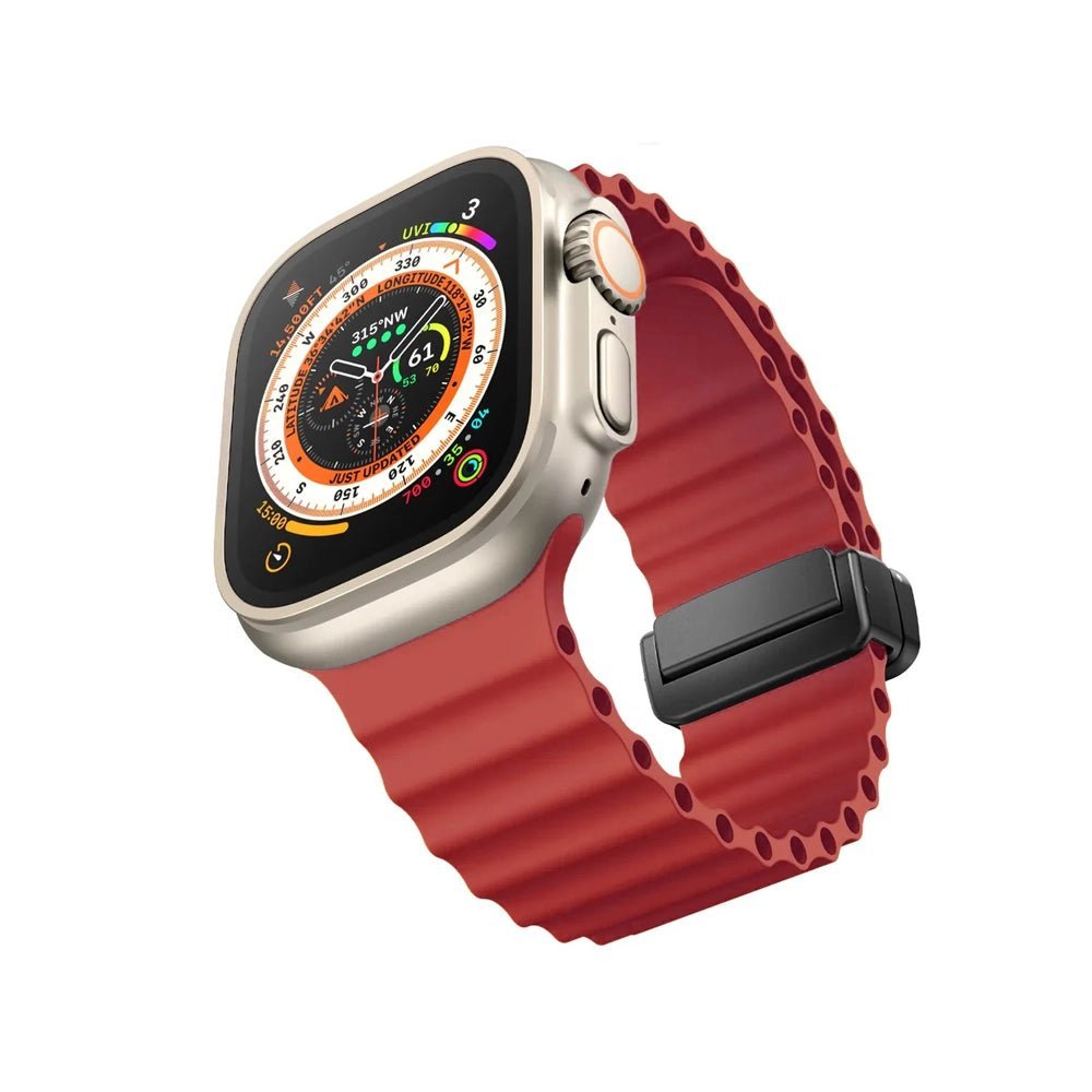 Magnetic Silicone Band for Apple Watch - MoodPeach