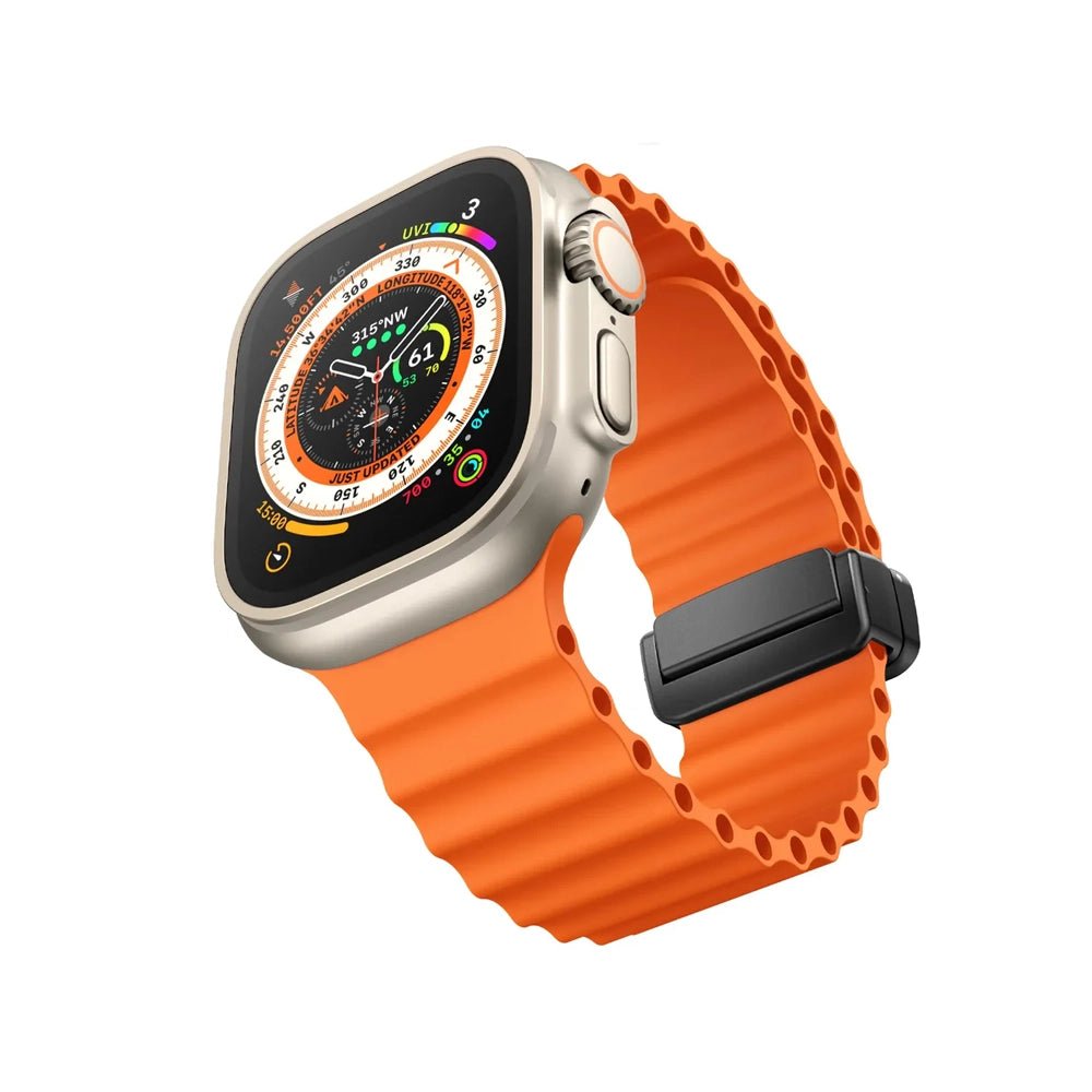 Magnetic Silicone Band for Apple Watch - MoodPeach