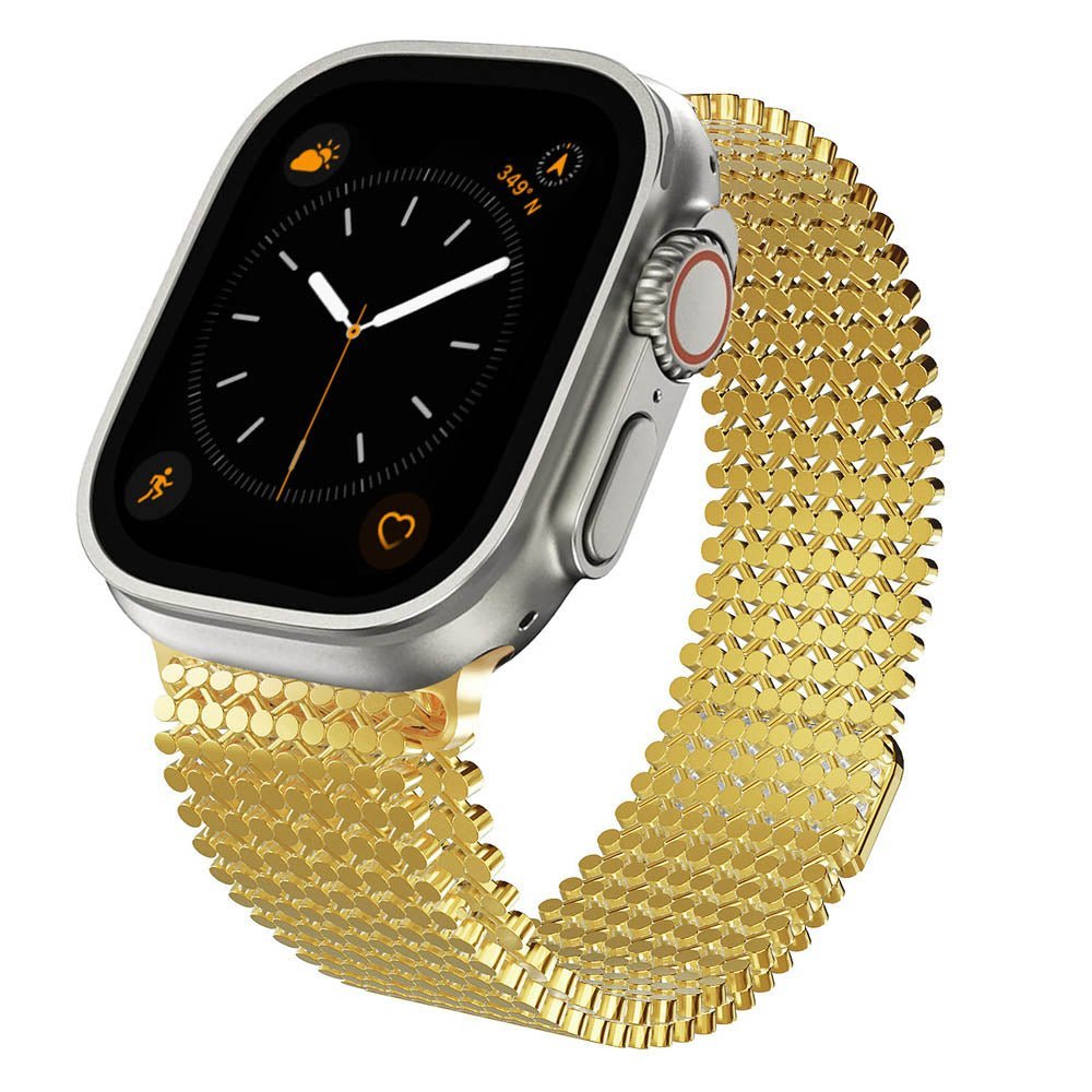 Magnetic Stainless Steel Mesh Band for Apple Watch - MoodPeach