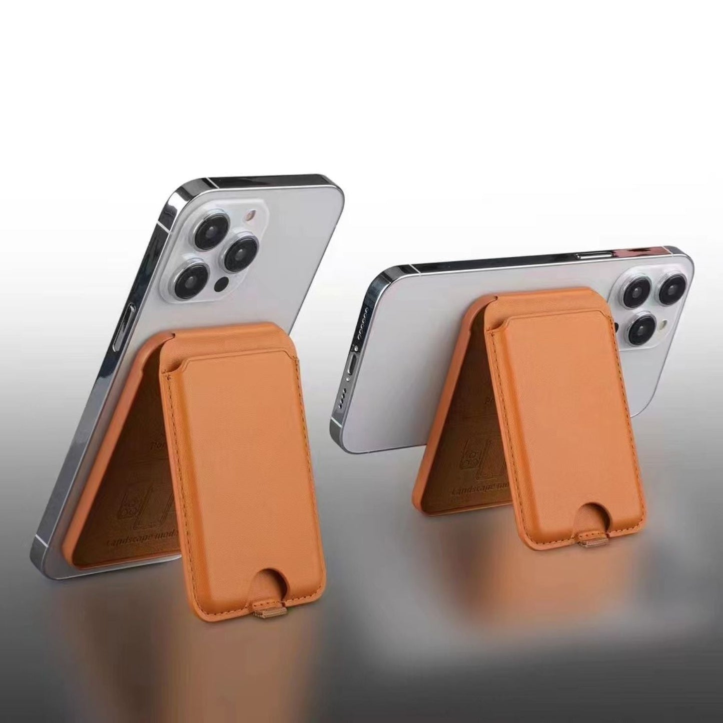 Magnetic Wallet with Kickstand - MoodPeach