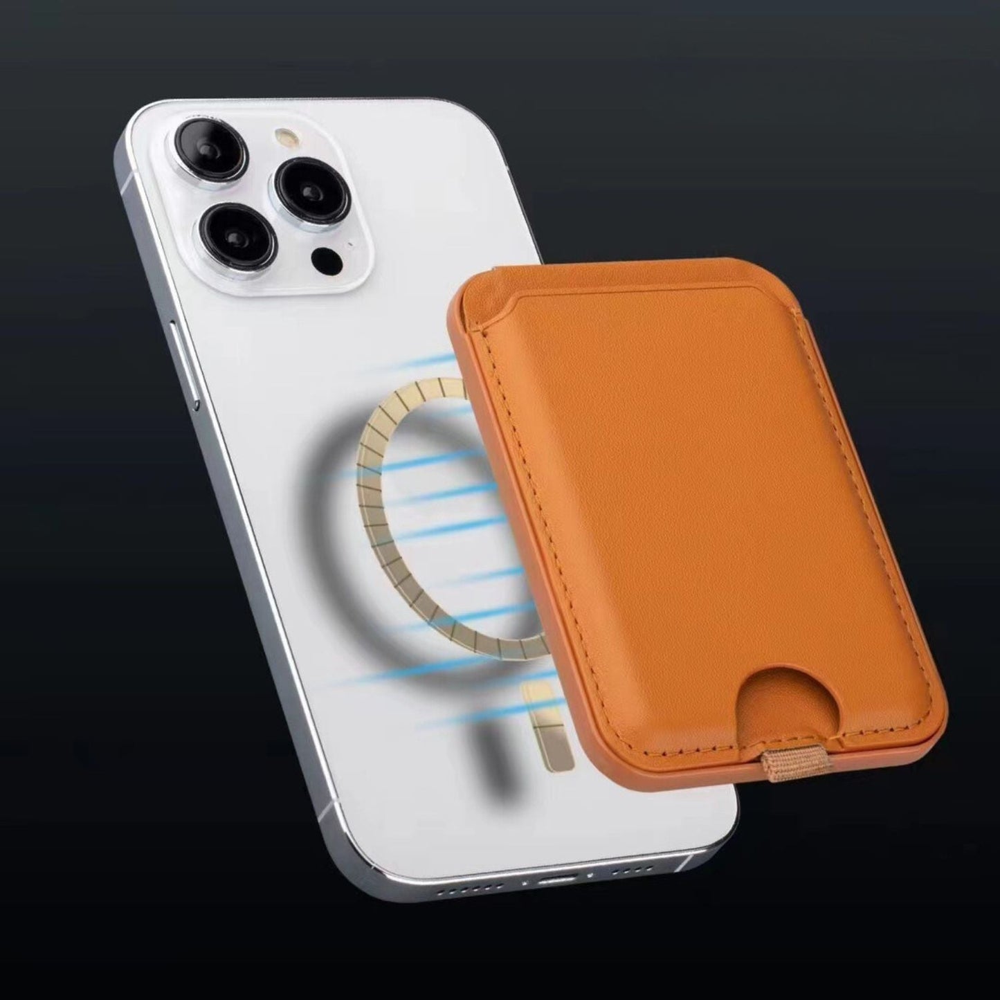 Magnetic Wallet with Kickstand - MoodPeach