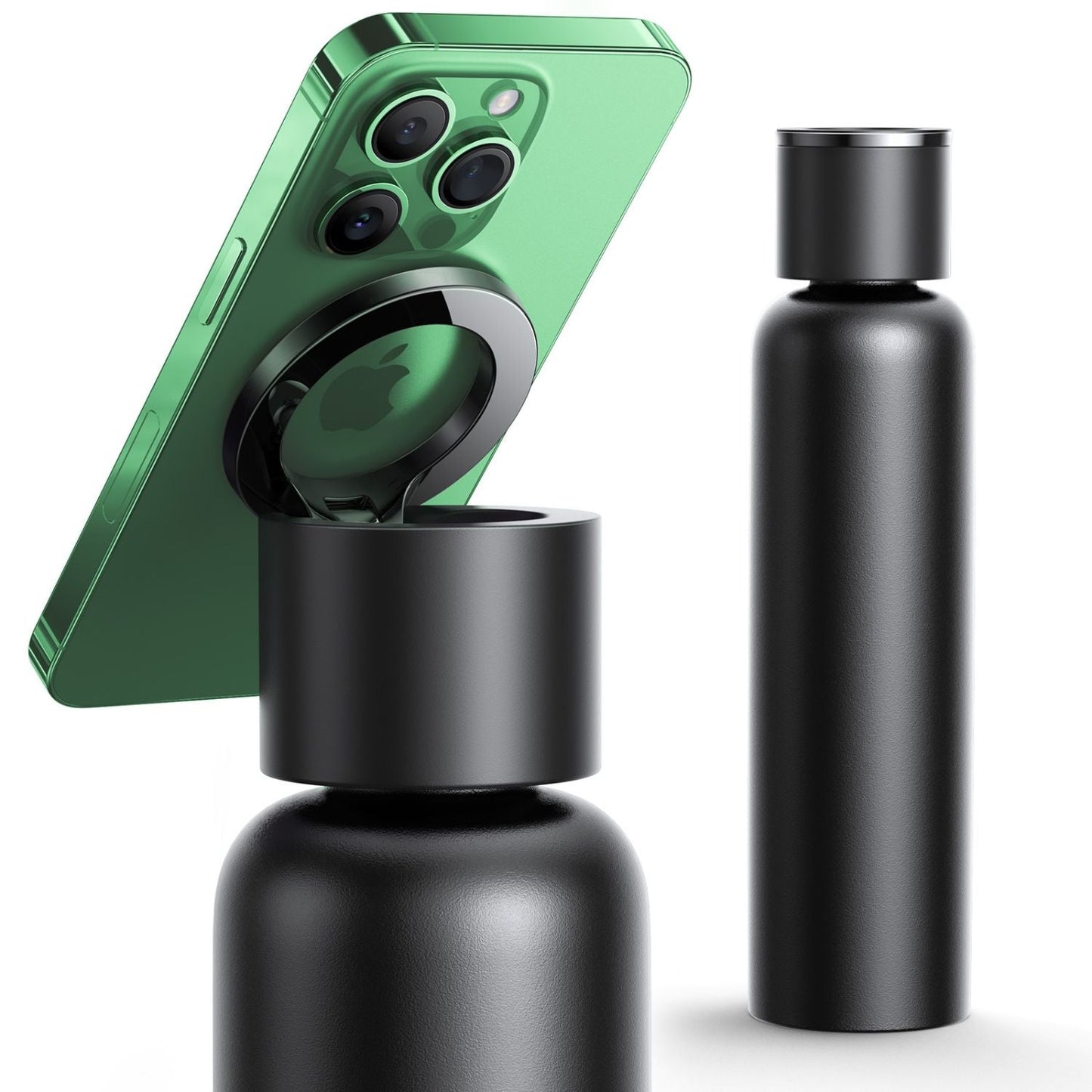 Magnetic Water Bottle & Phone Holder - MoodPeach