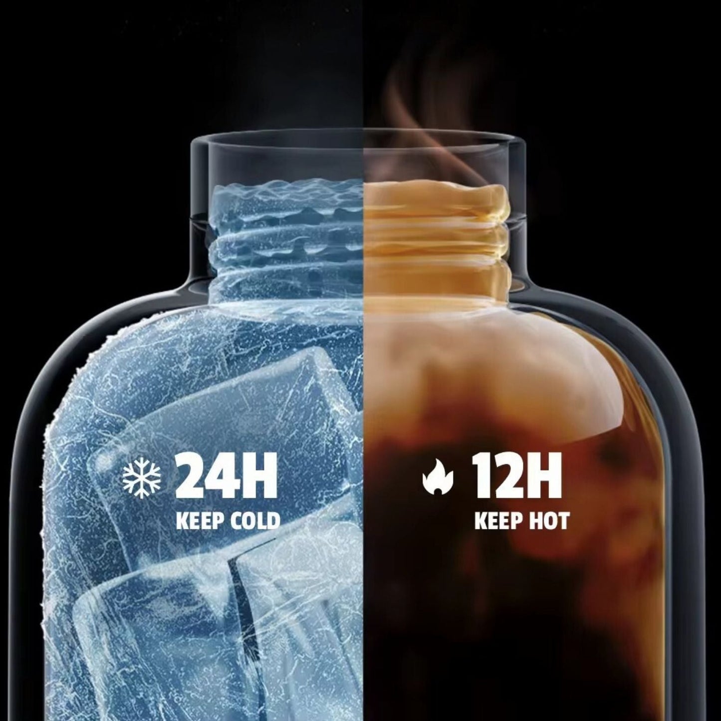 Magnetic Water Bottle & Phone Holder - MoodPeach