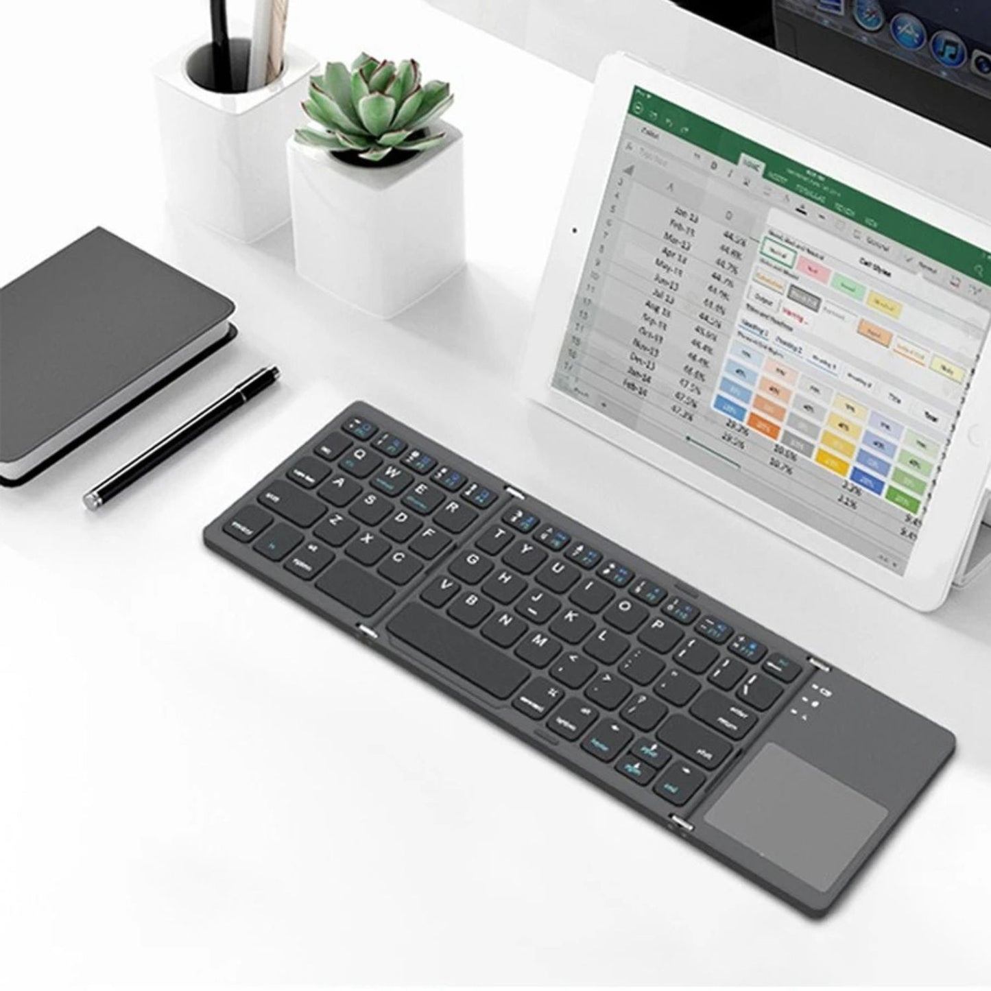 Mini Folding Keyboard - MoodPeach