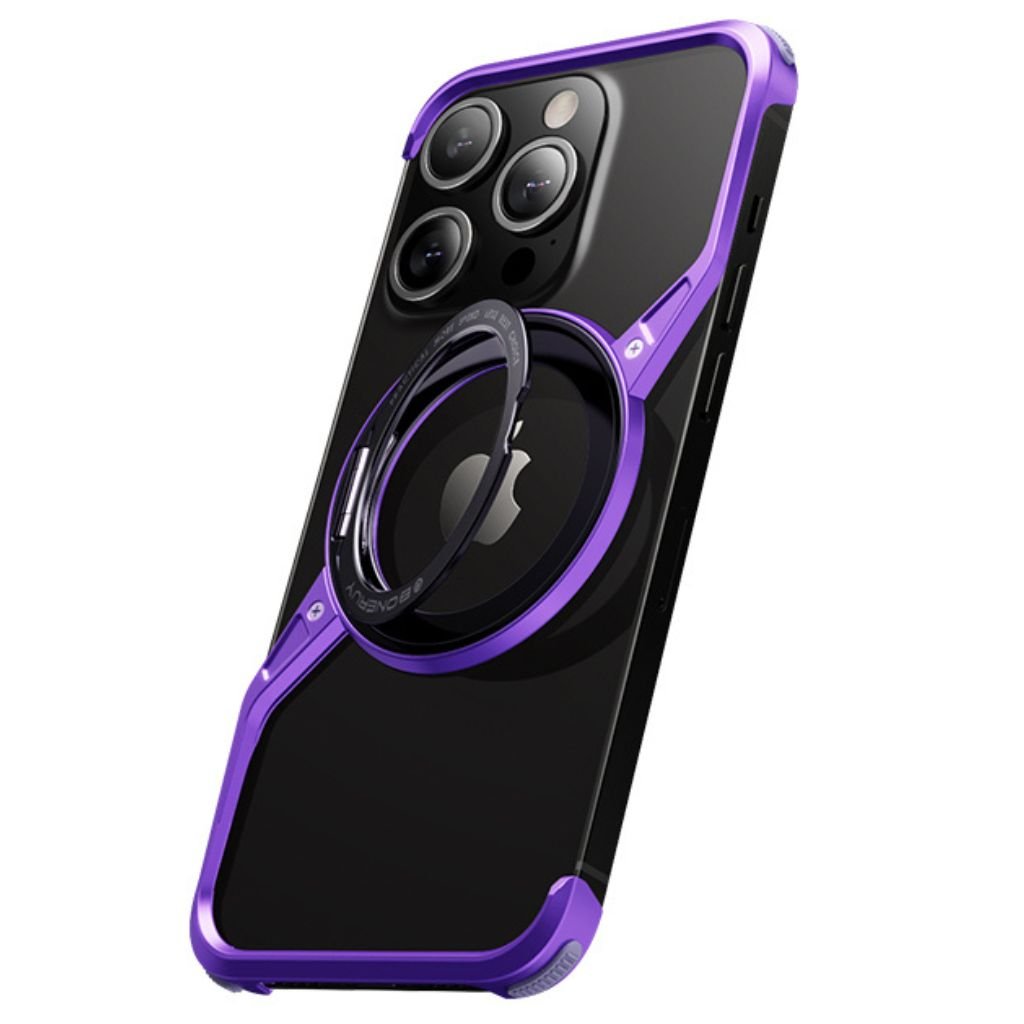 Minimal Magnetic Z Case for iPhone - MoodPeach