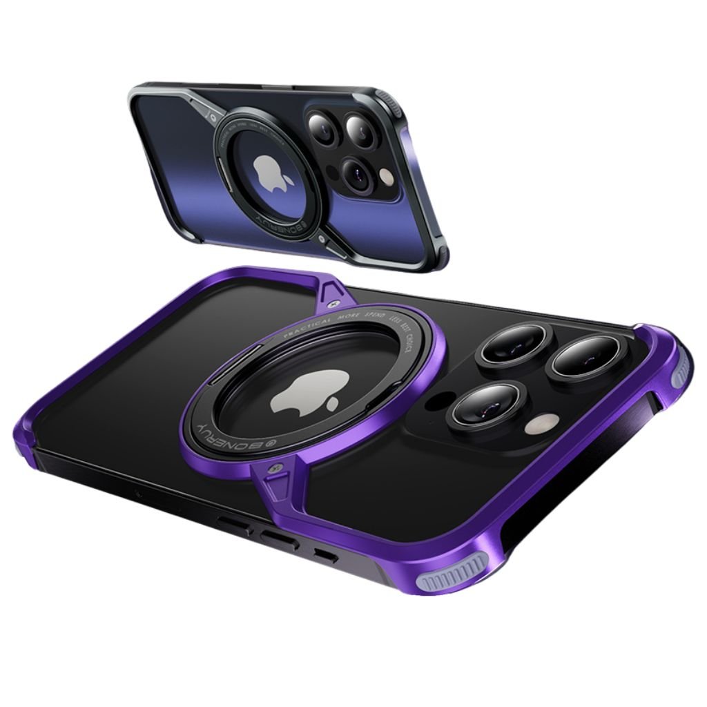 Minimal Magnetic Z Case for iPhone - MoodPeach
