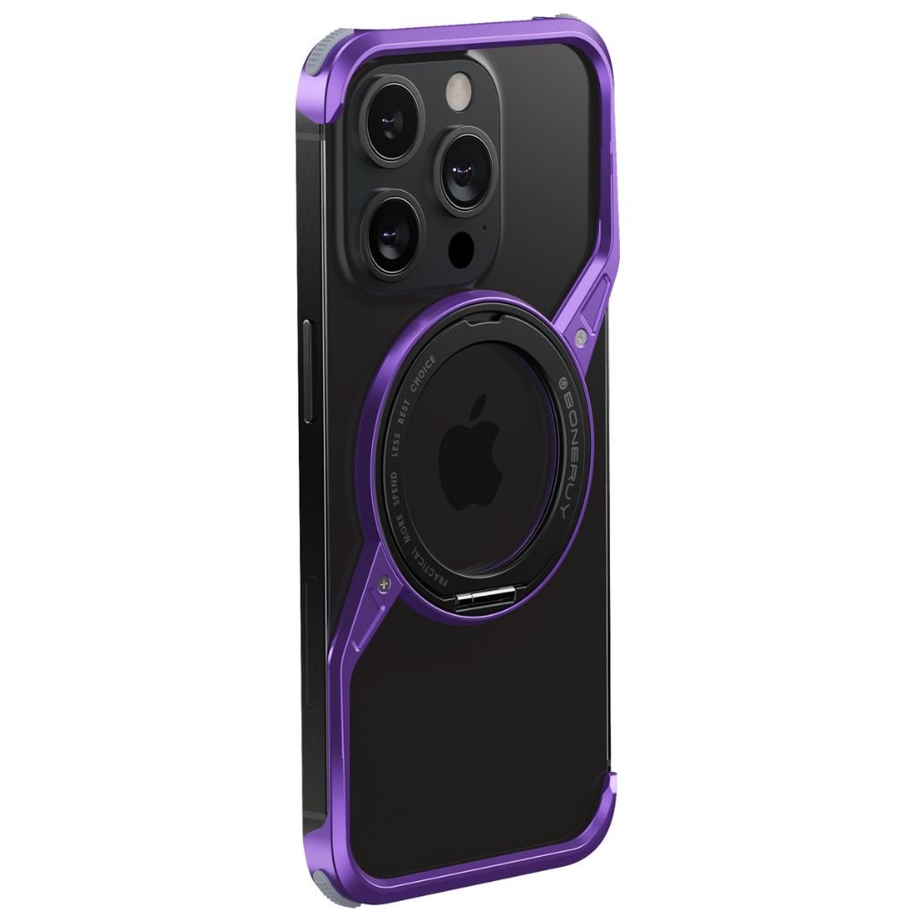 Minimal Magnetic Z Case for iPhone - MoodPeach