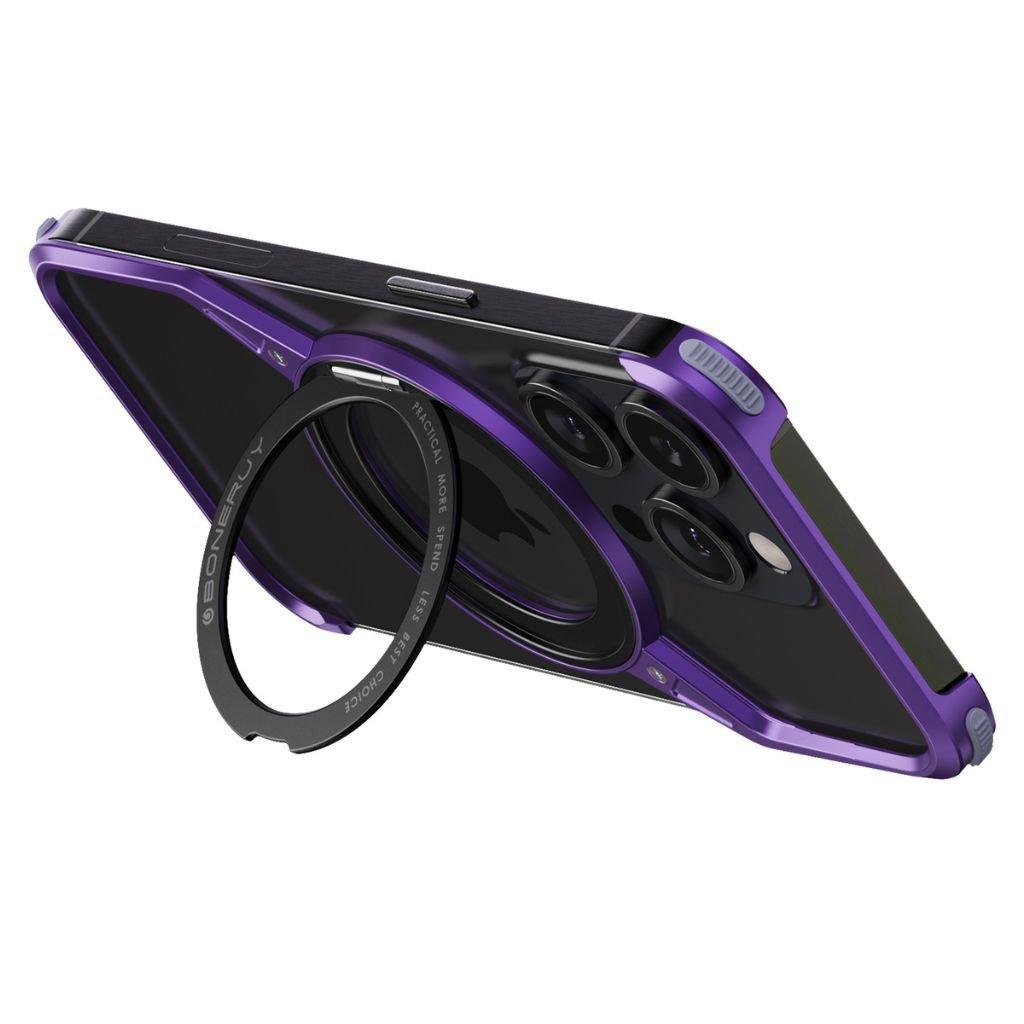 Minimal Magnetic Z Case for iPhone - MoodPeach