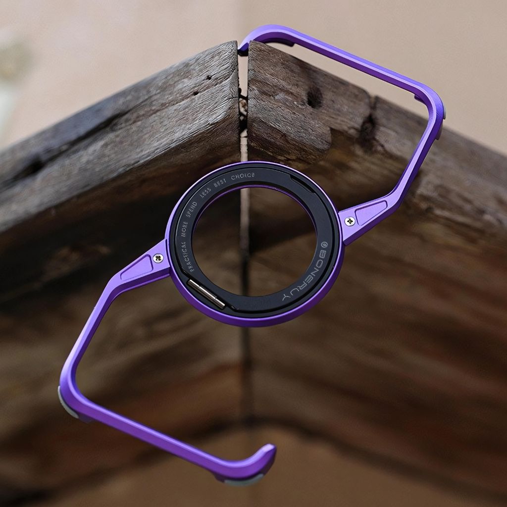 Minimal Magnetic Z Case for iPhone - MoodPeach