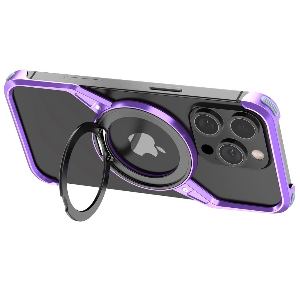 Minimal Magnetic Z Case for iPhone - MoodPeach