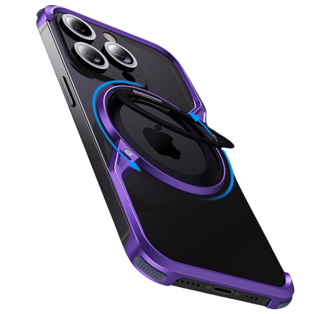 Minimal Magnetic Z Case for iPhone - MoodPeach
