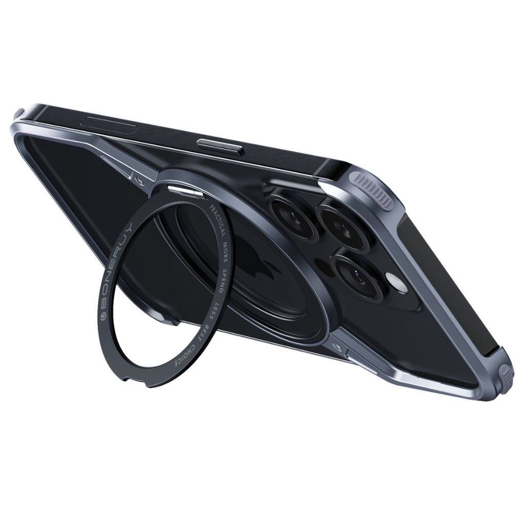 Minimal Magnetic Z Case for iPhone - MoodPeach