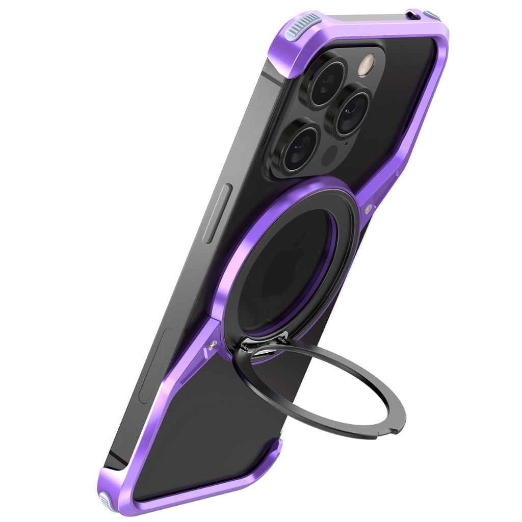 Minimal Magnetic Z Case for iPhone - MoodPeach