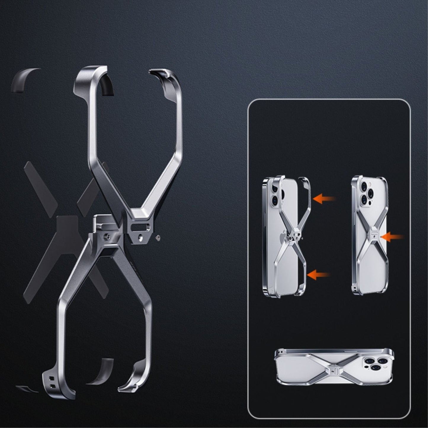 Minimal X Case for iPhone - MoodPeach
