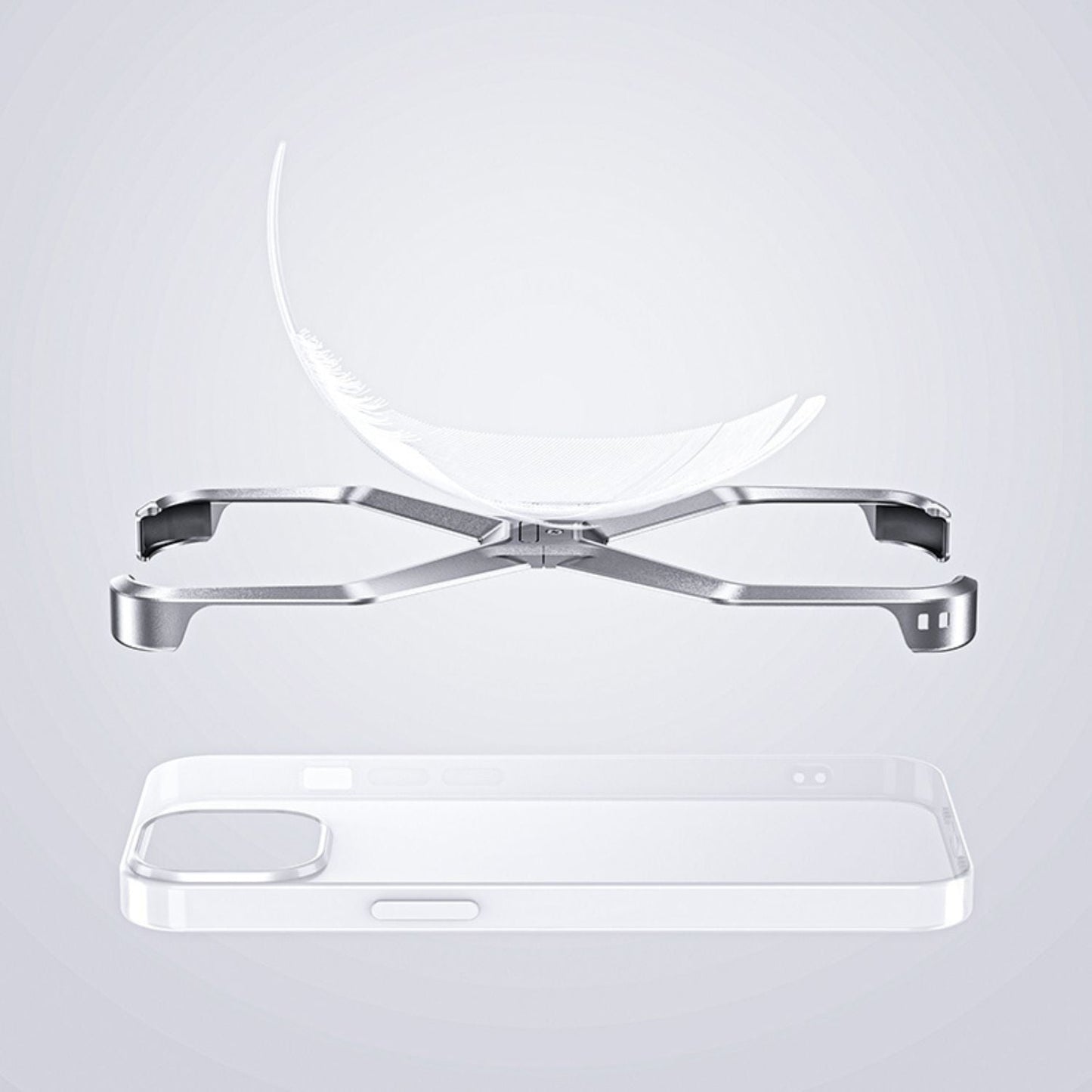 Minimal X Case for iPhone - MoodPeach