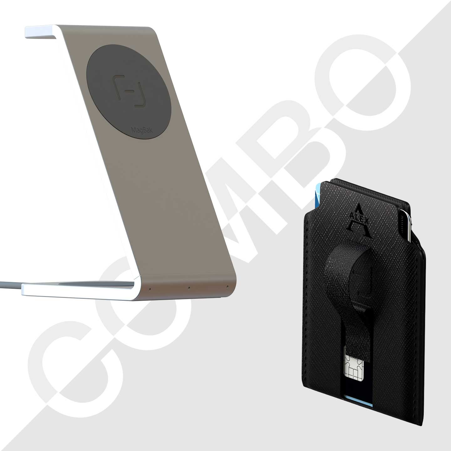 MultiCharger + Personalized Wallet Combo - MoodPeach