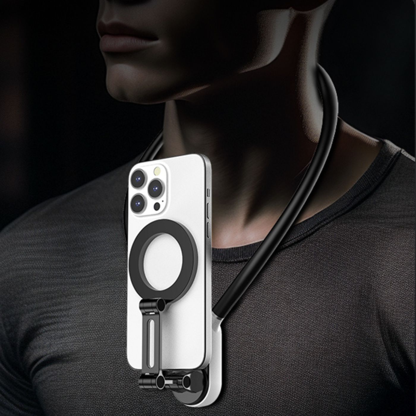 POV Magnetic Phone Holder & Neck Mount - MoodPeach