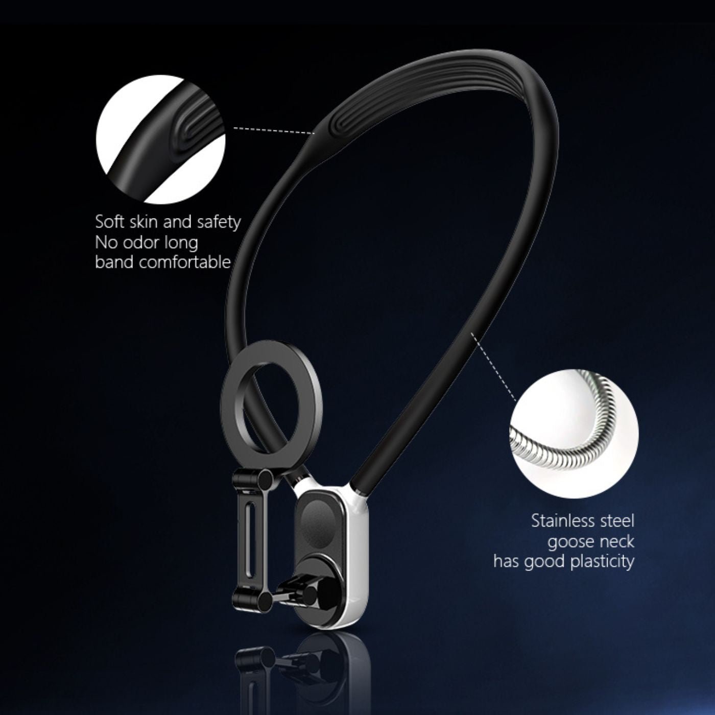 POV Magnetic Phone Holder & Neck Mount - MoodPeach