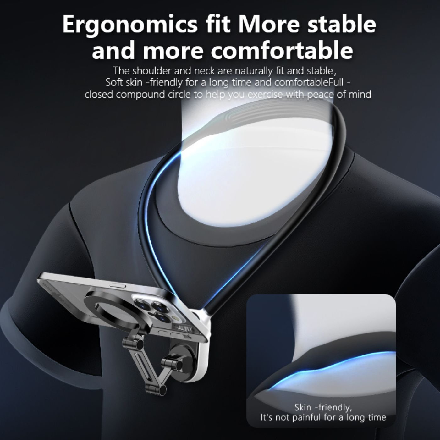 POV Magnetic Phone Holder & Neck Mount - MoodPeach
