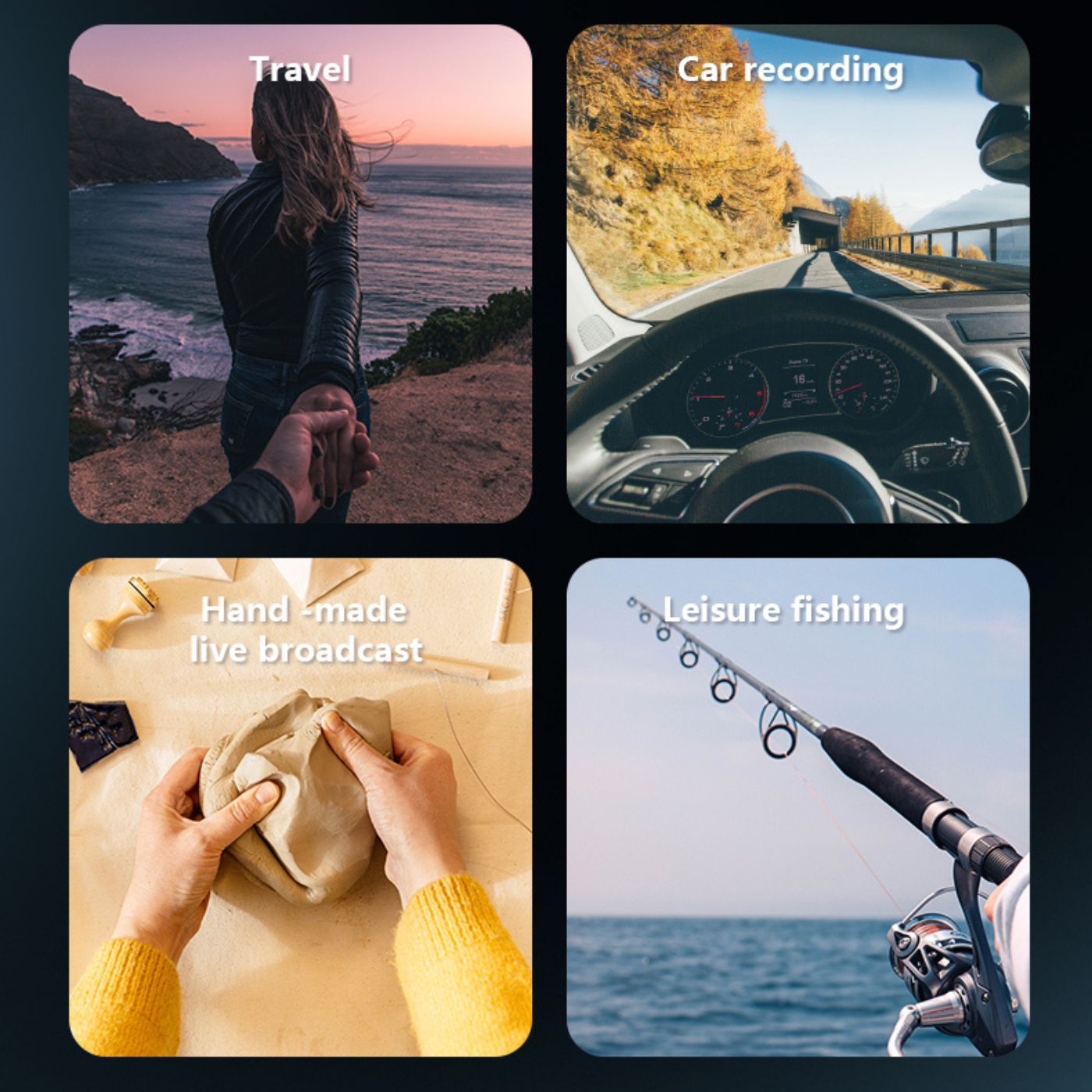POV Magnetic Phone Holder & Neck Mount - MoodPeach