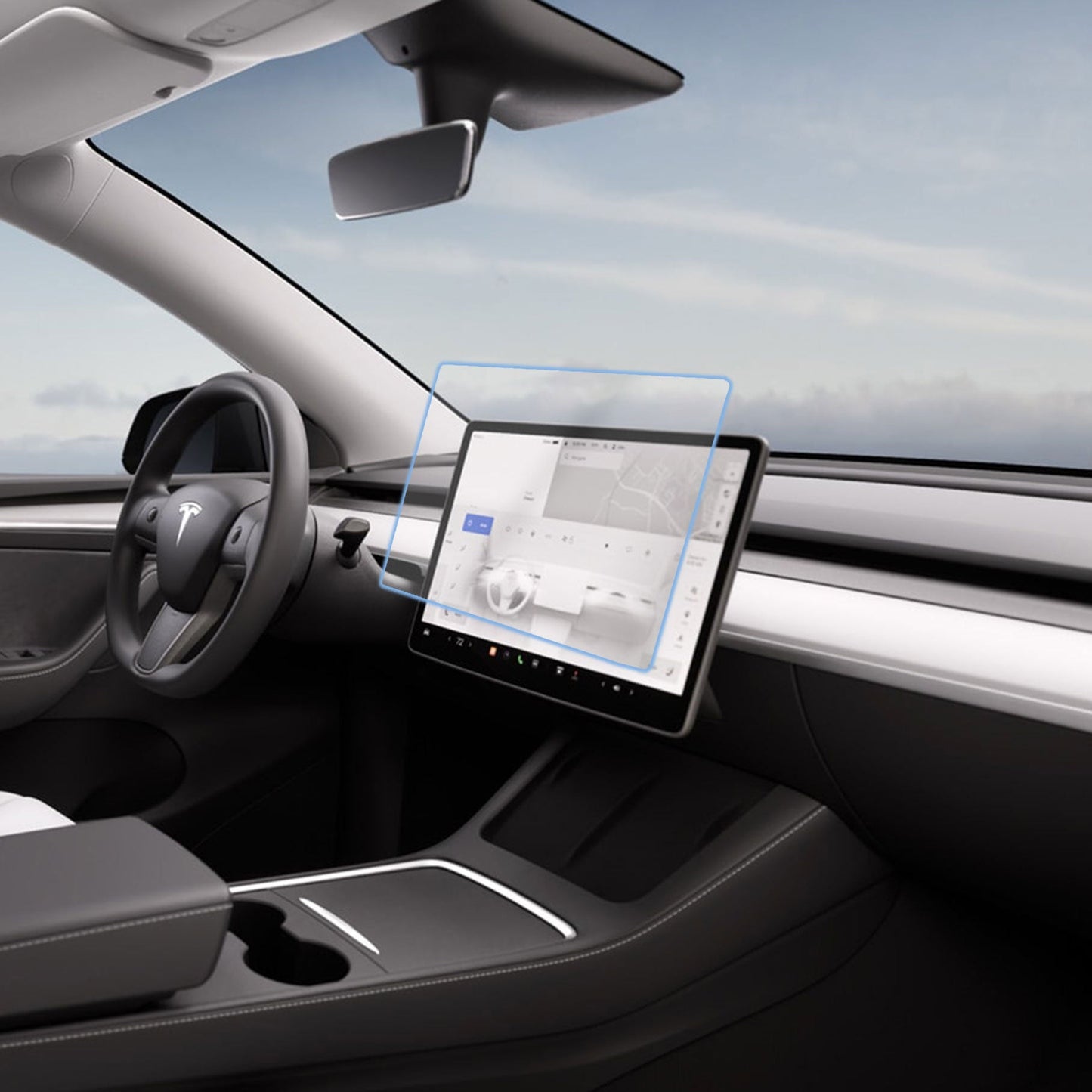 Screen Protector for Tesla Model 3 And Y Bundle - MoodPeach
