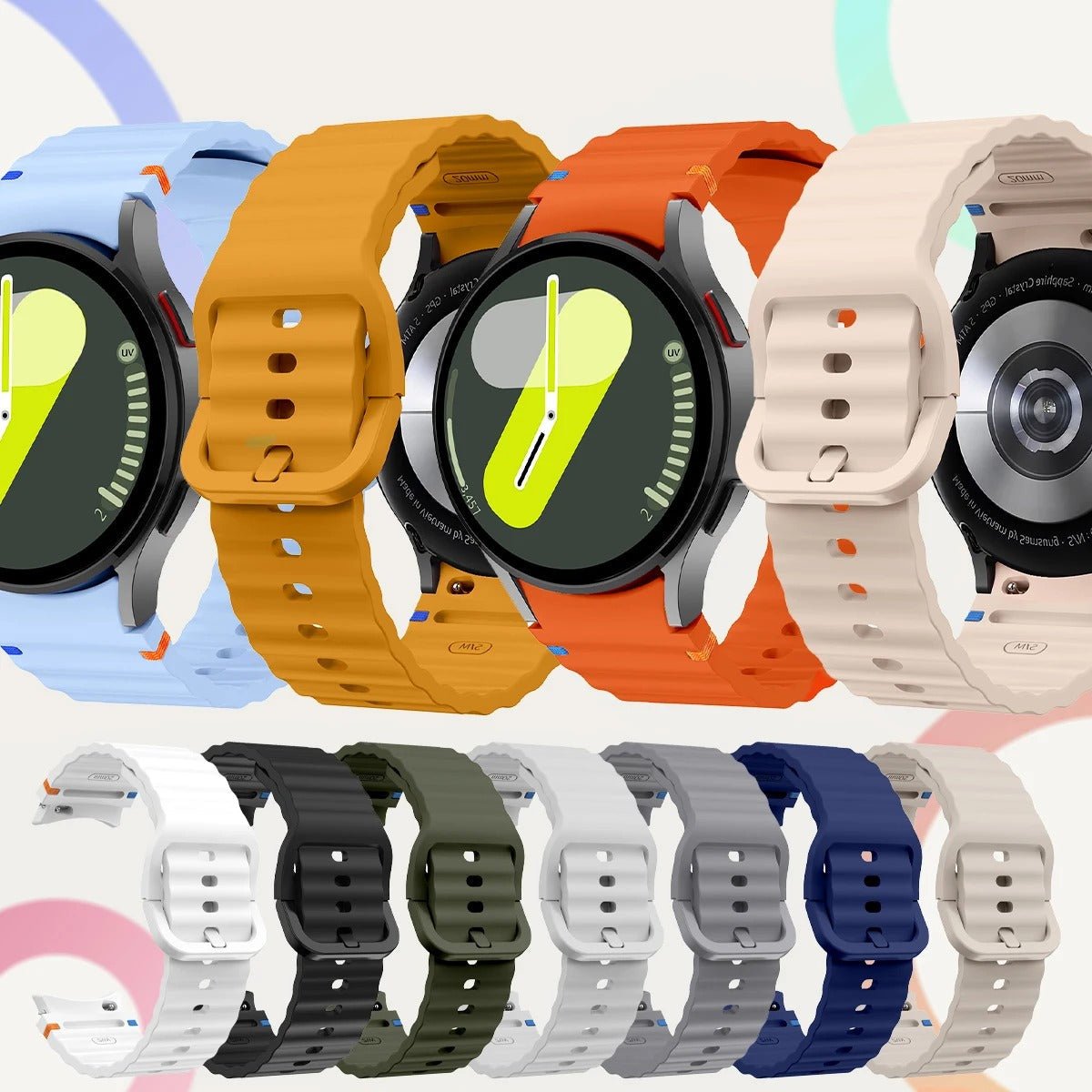 Silicone Sport Band for Samsung Galaxy Watch - MoodPeach