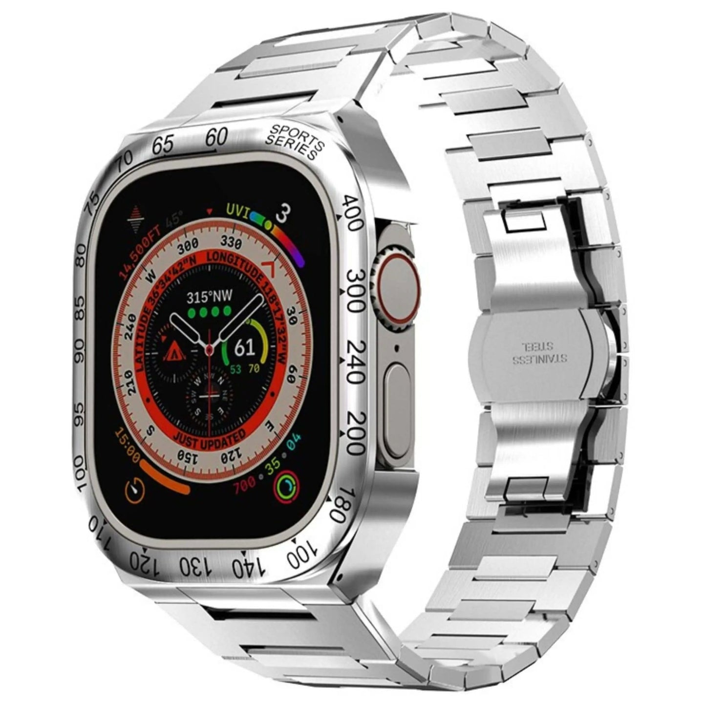 Stainless Steel Case & Band for Apple Watch - MoodPeach