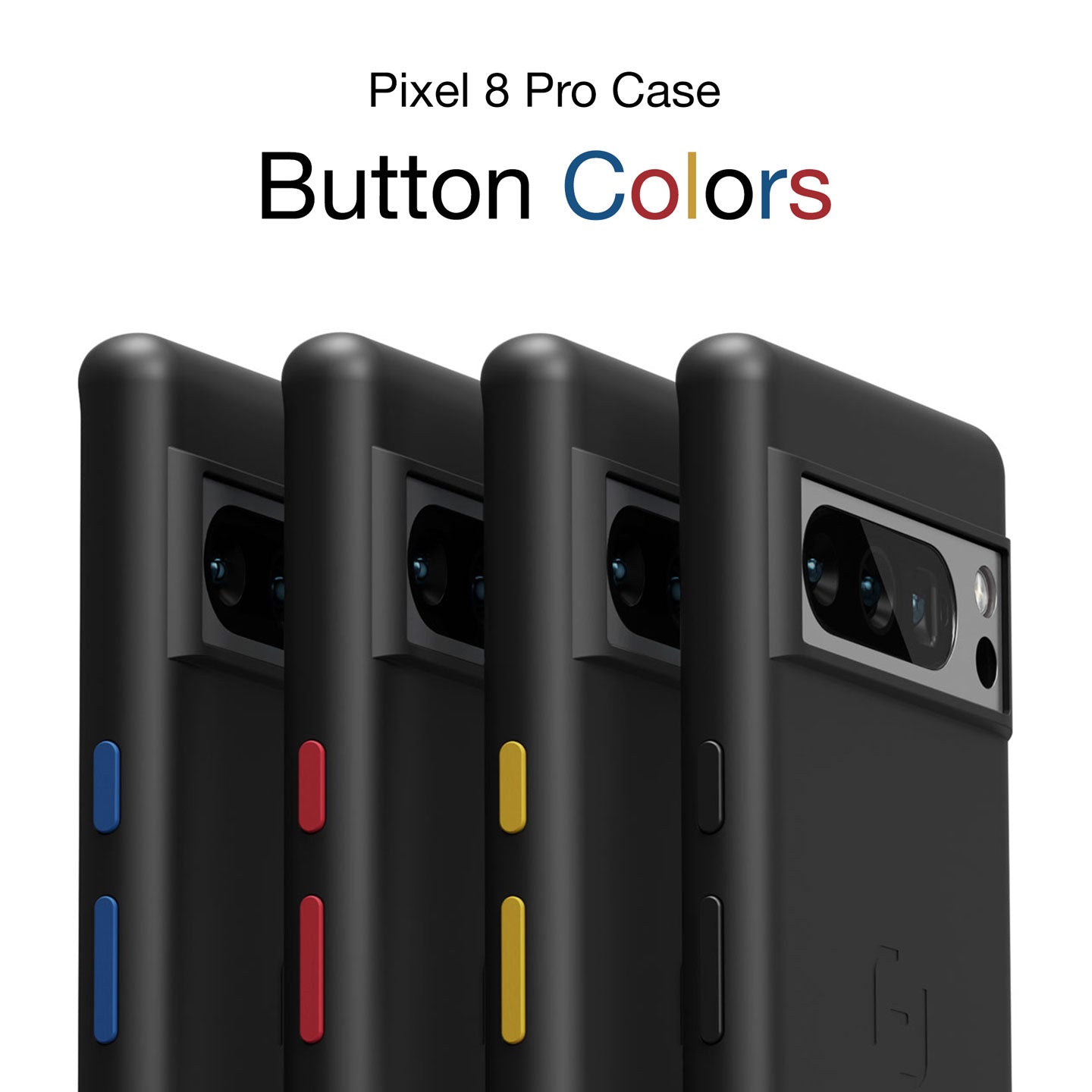 Swappable Case Buttons for iPhone 15 series | S24 Ultra | Pixel 8 series - MoodPeach
