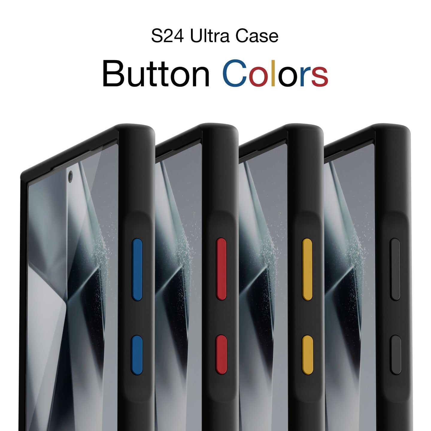 Swappable Case Buttons for iPhone 15 series | S24 Ultra | Pixel 8 series - MoodPeach