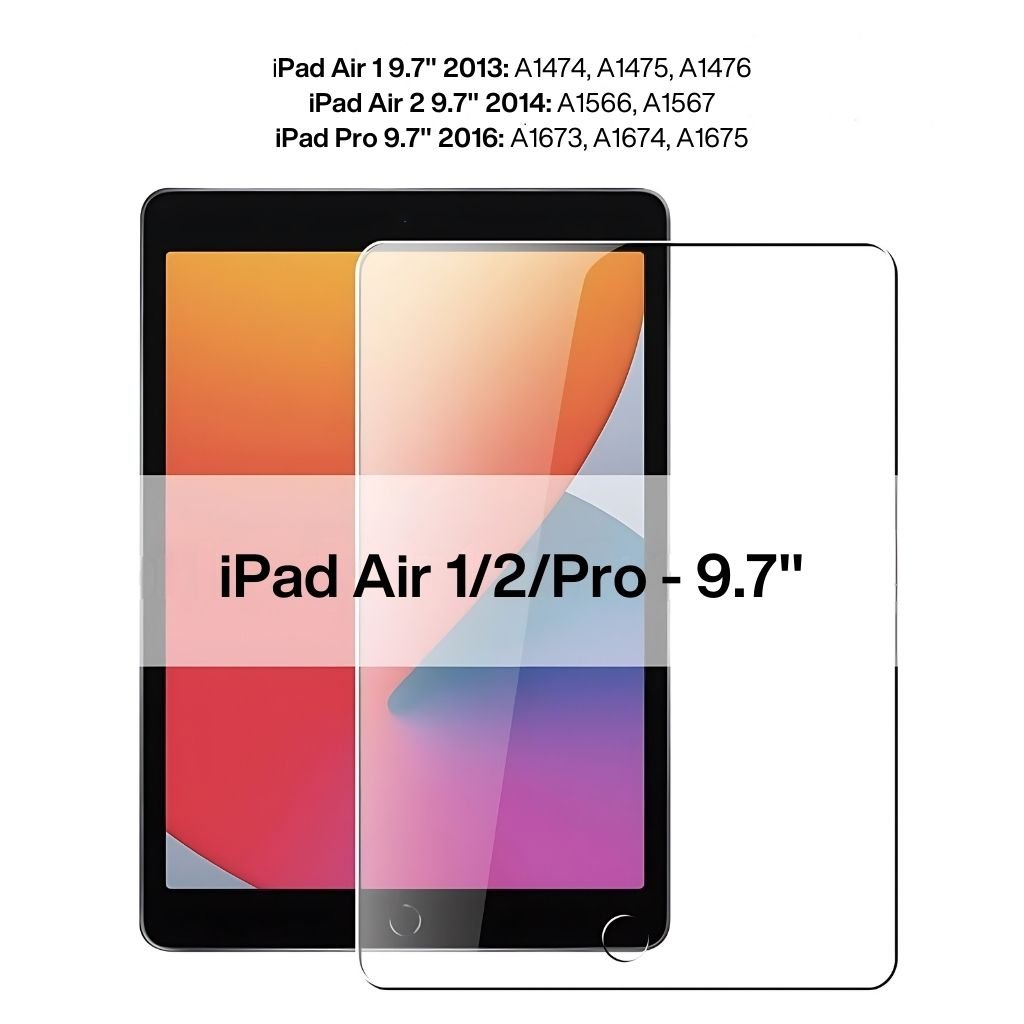 Tempered Glass Screen Protector for iPad - MoodPeach