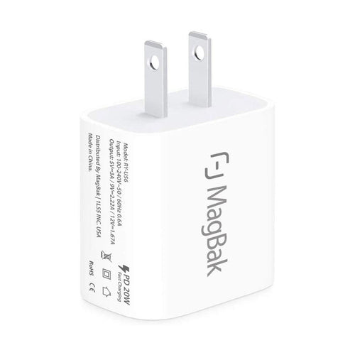 USB - C Charger (20W) - Home US - MoodPeach