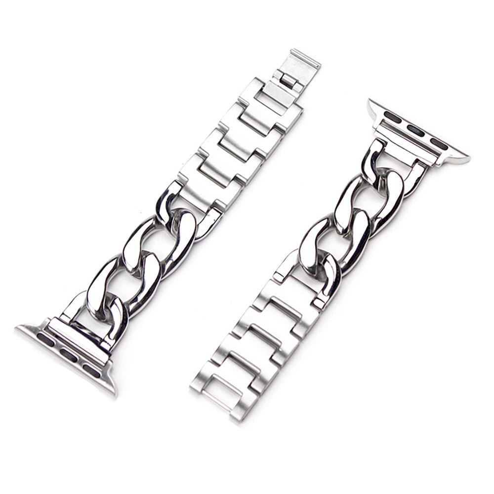 Women’s Modern Stainless Steel Apple Watch Band - MoodPeach