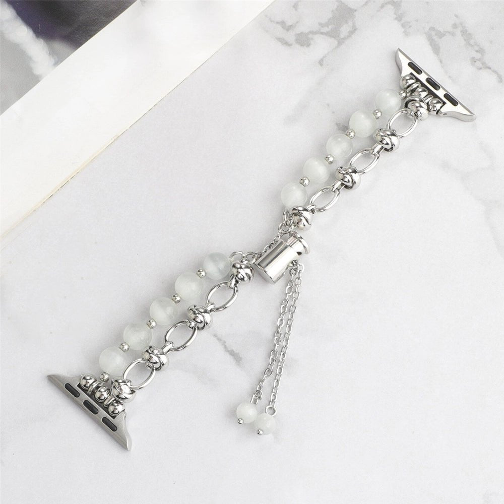 Women's Pearl Essence Bracelet Band for Apple Watch - MoodPeach