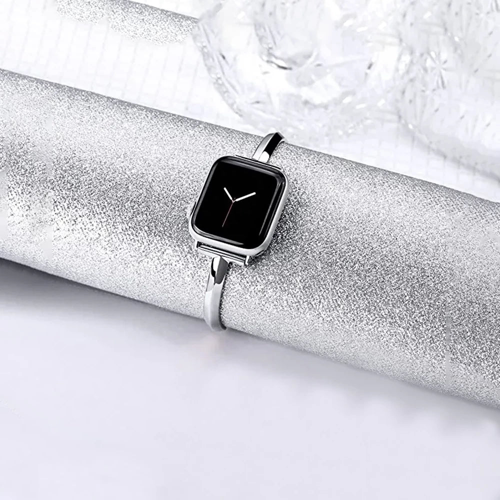 Women's Slim Stainless Steel Link Band for Apple Watch - MoodPeach