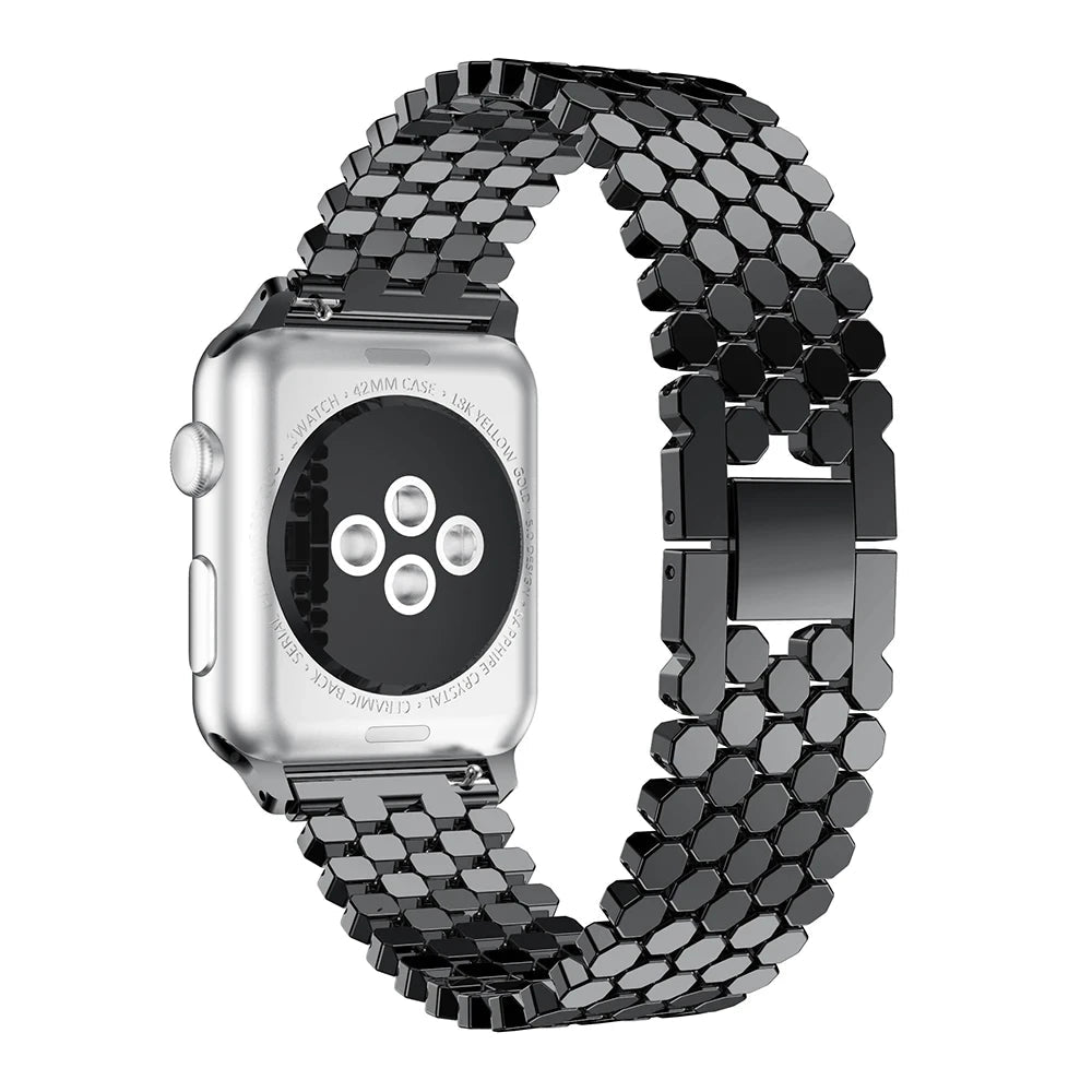 Women's Stainless Steel Elegance Band for Apple Watch - MoodPeach