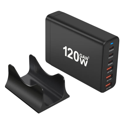 120W GaN 6 - Port USB - C Charger - MoodPeach