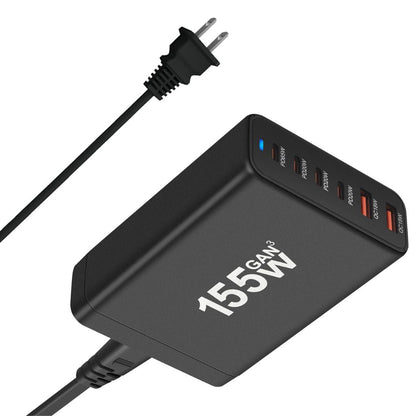 155W GaN 6 - Port USB - C Charger - MoodPeach