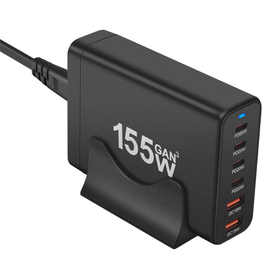 155W GaN 6 - Port USB - C Charger - MoodPeach