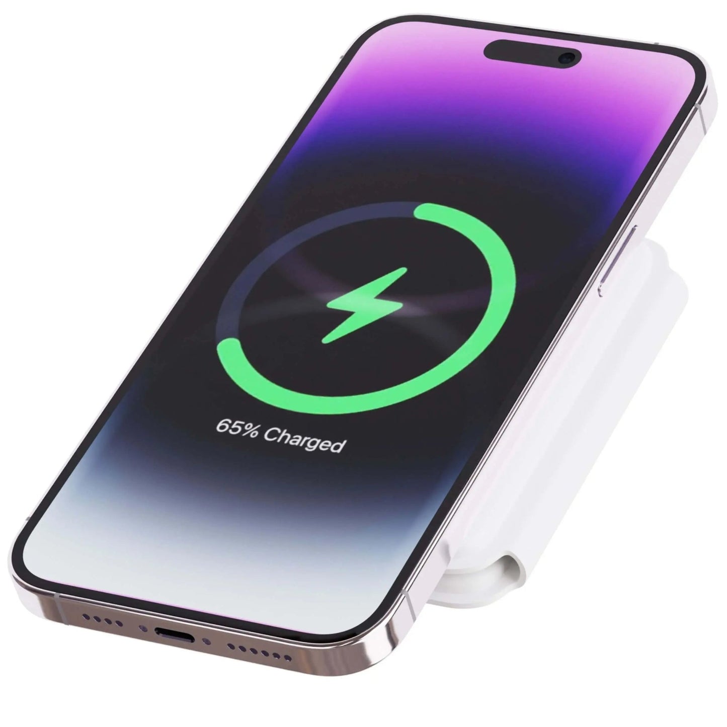 2 in 1 Foldable Charger for Apple - MoodPeach