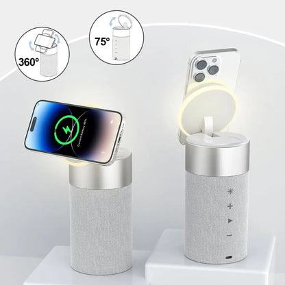 2 in 1 Magnetic Charger & Speaker - MoodPeach