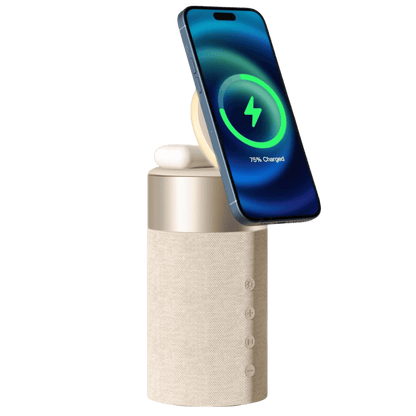 2 in 1 Magnetic Charger & Speaker - MoodPeach