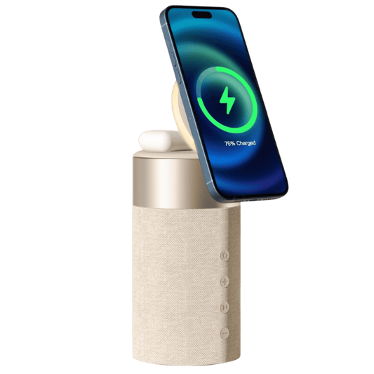 2 in 1 Magnetic Charger & Speaker - MoodPeach