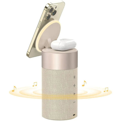 2 in 1 Magnetic Charger & Speaker - MoodPeach