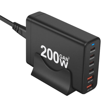 200W GaN 6 - Port USB - C Charger - MoodPeach