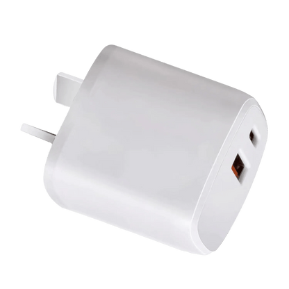 20W Dual USB Power Adapter - MoodPeach