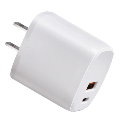 20W Dual USB Power Adapter - MoodPeach
