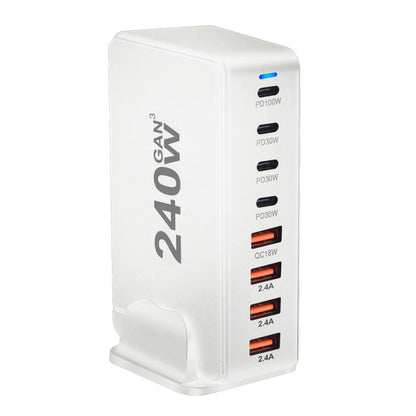 240W GaN 8 - Port USB - C Charger - MoodPeach