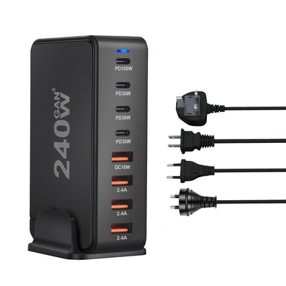 240W GaN 8 - Port USB - C Charger - MoodPeach