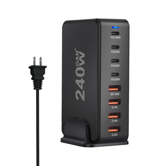 240W GaN 8 - Port USB - C Charger - MoodPeach